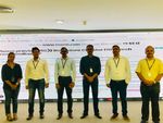 ISC2 Bangalore Chapter board members (shown from left to right): Shilpa Iyer (Director Membership), Kulsharest Jain (Marketing and Growth Hacker), Britto Sidhan (Secretary) Roshan George(Vice President),  Pravin Goyal (President) and Rupesh Shantamurty (Treasurer)