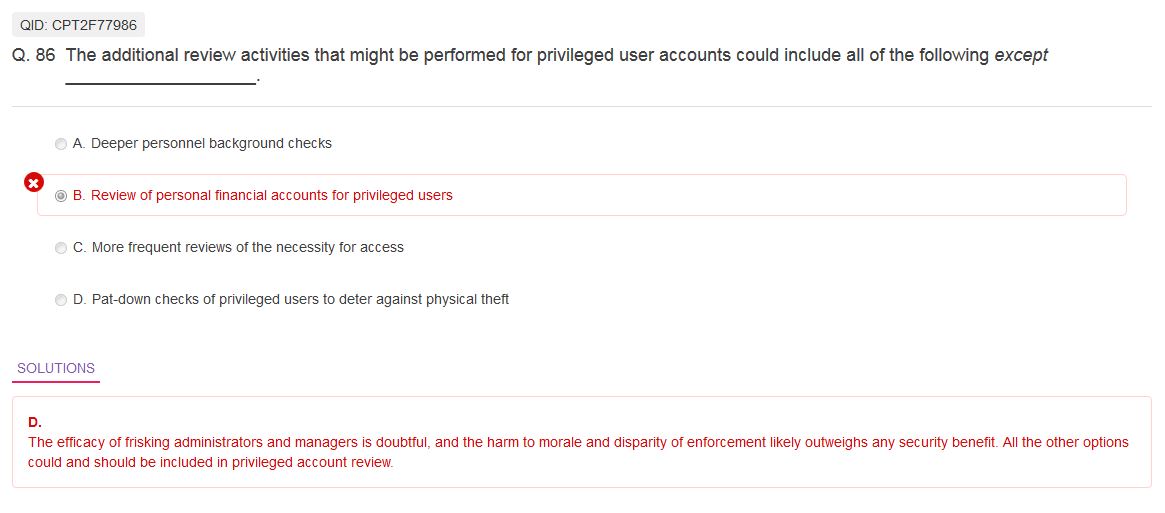 CCSP Practice Questions - (ISC)² Community