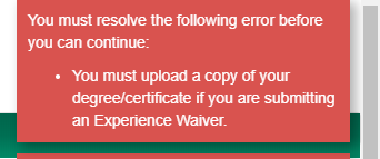 Error