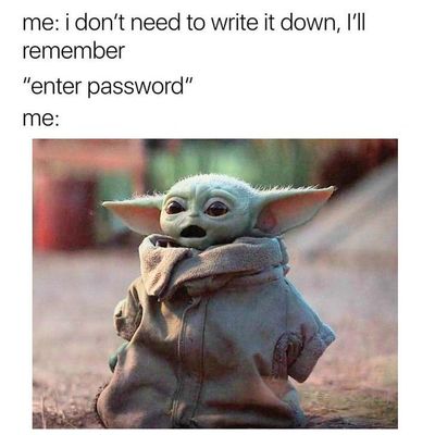Remember password I do.