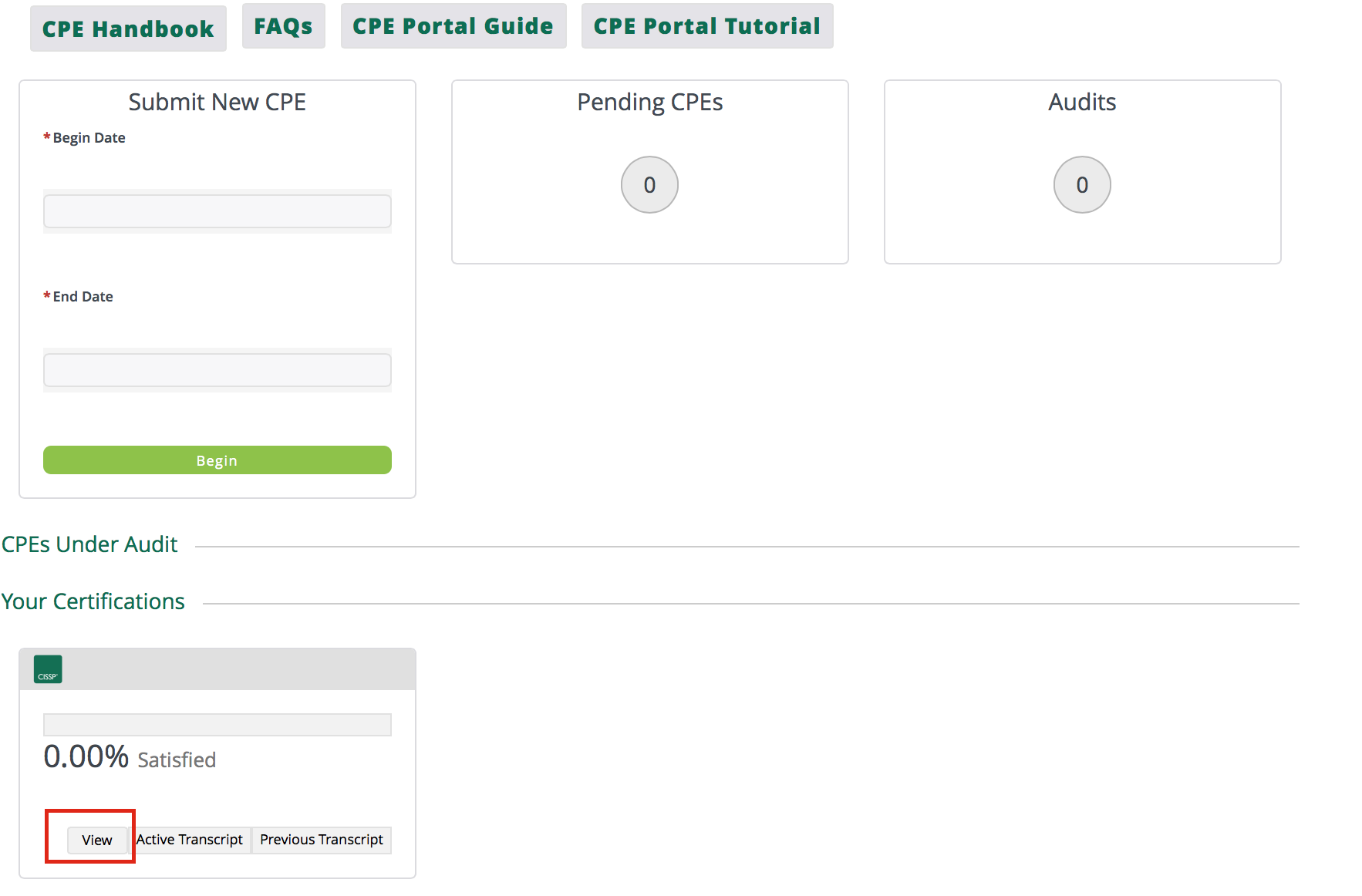 No CPE/Credits Field Can Be Entered For Courses An... - ISC2 Community