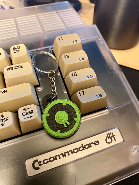 3D printed 'Bombe' keyring from TNMOC