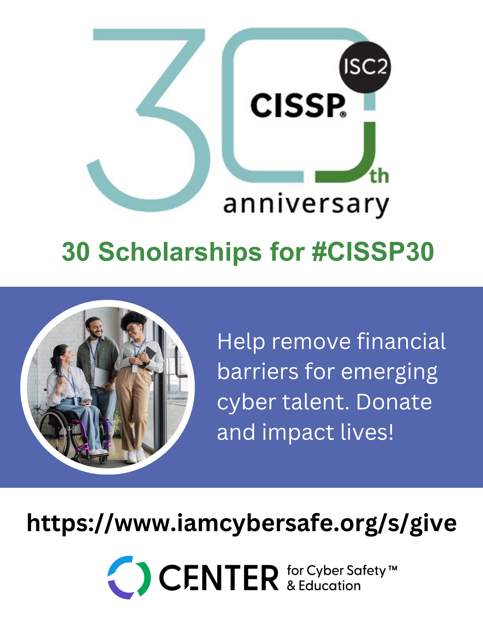 30 Scholarships For The 30th Anniversary Of CISSP! - ISC2 Community