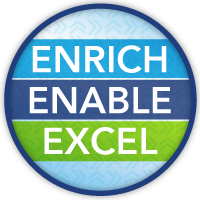 Enrich.  Enable. Excel. 2018